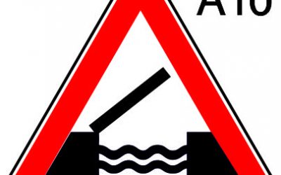 Пътен знак А10 – Подвижен мост или ферибот