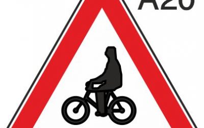Пътен знак А20 – Велосипедисти