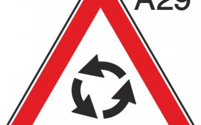 Пътен знак А29 – Кръстовище с кръгово движение