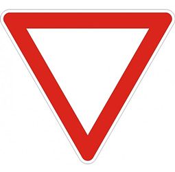 Пътен знак Б1 – Пропусни движещите се по пътя с предимство.